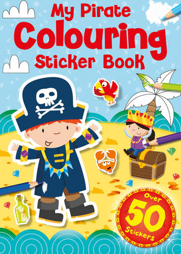 Pirate Colouring Sticker Book