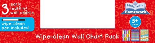 Help With Homework- Wipe-clean Wall Chart Pack - smeikalbooks