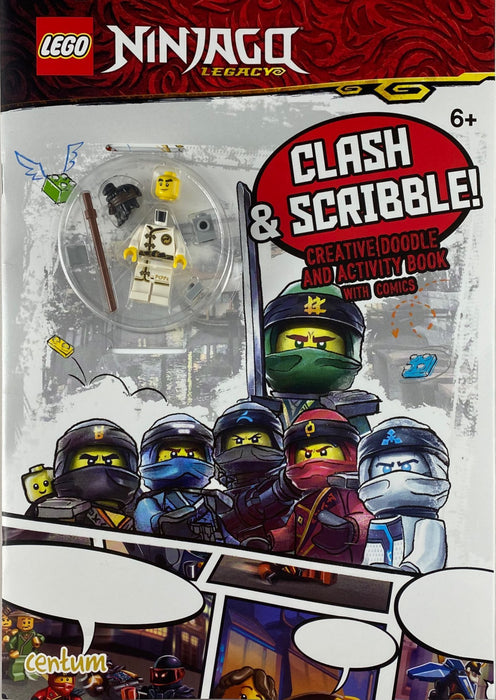 Lego Ninjago Legacy: Doodle & Colour Clash & Scribble (inc toy)