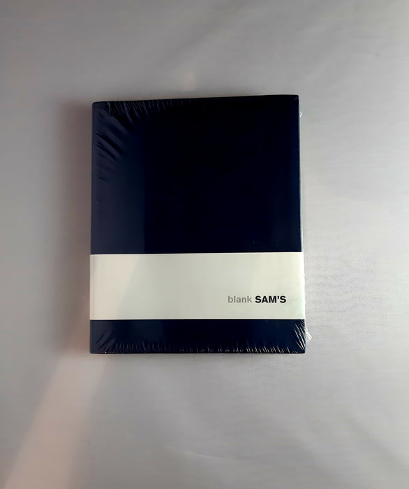 Sam's 15x18 Blank Blue Notebook