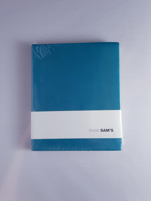 Sam's 15x18 Blank Turquoise Notebook