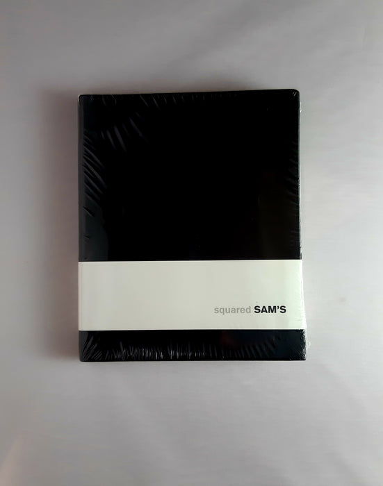 Sam's 15x18 Squared Black Notebook