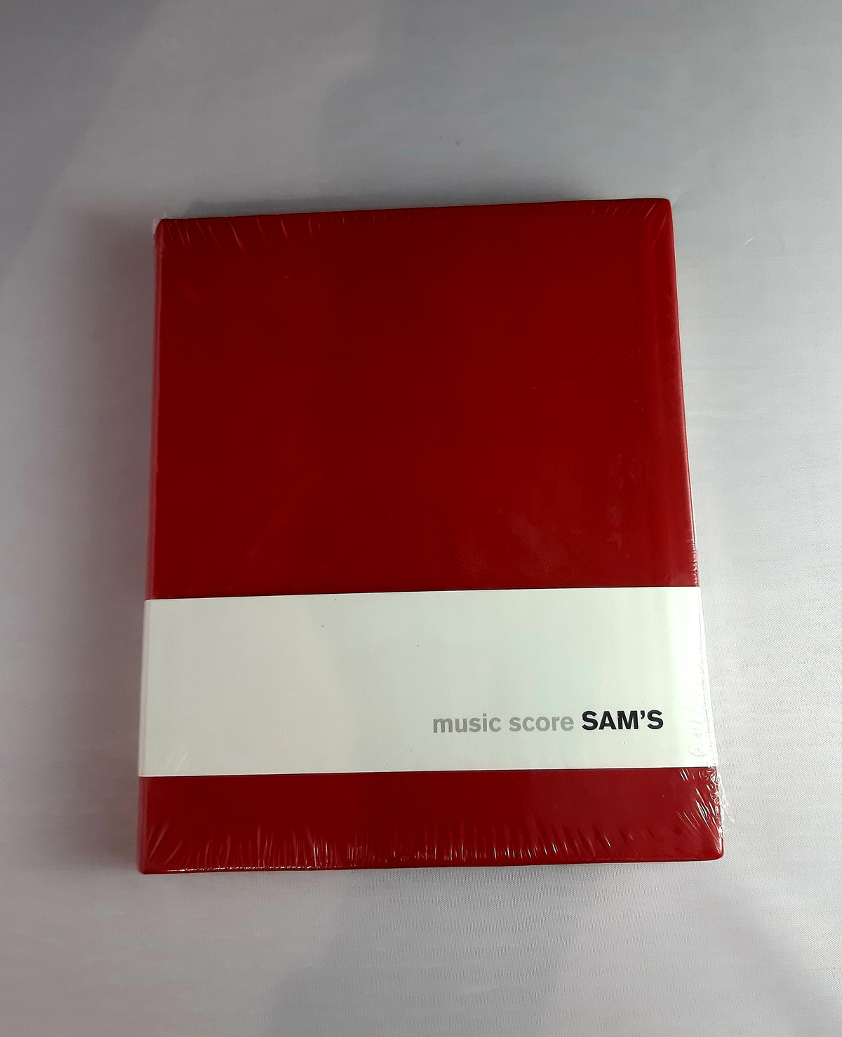 Sam's 15x18 Music Score Red Notebook — smeikalbooks