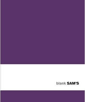 Sam's 15x18 Squared Purple Notebook