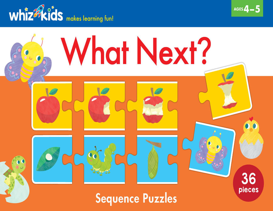 Whiz Kids Sequence Puzzle: What's Next? (Ages 4-5)