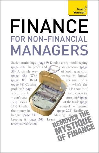 Finance for Non-Financial Managers: A comprehensive manager's guide to business accountancy (TY Business Skills)
