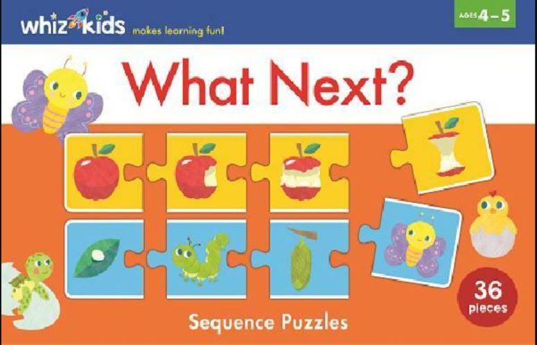 Whiz Kids Sequence Puzzle: What's Next? (Ages 4-5)