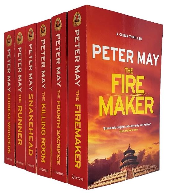 Peter May China Thrillers Collection 5 Books Set (The Firemaker, The Fourth Sacrifice, The Killing Room, Snakehead, The Runner)